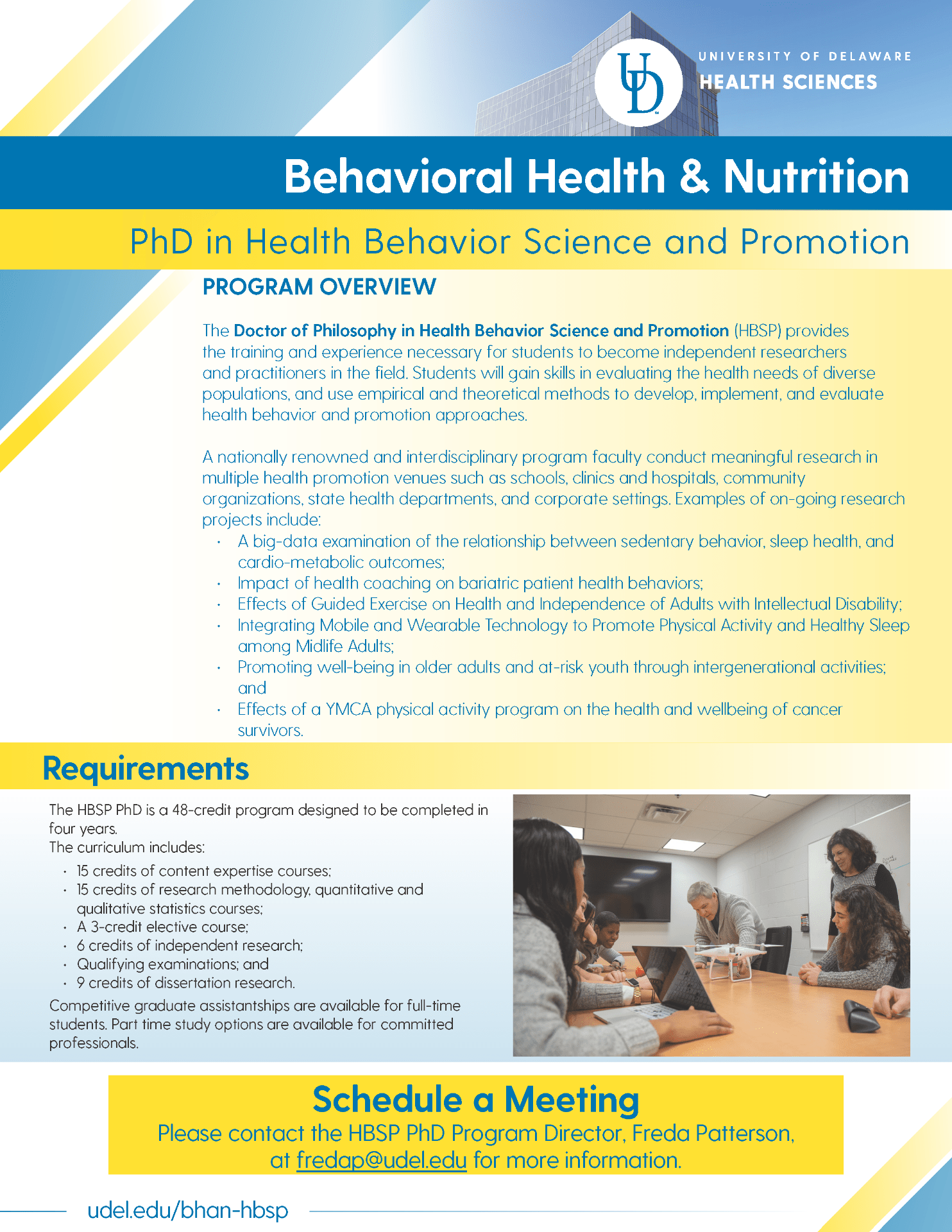 phd health behavior online
