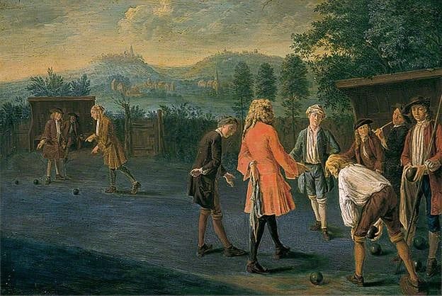 18th Century Lawn Bowling 