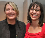 Professors Danna Young and Lindsay Hoffman, Communication