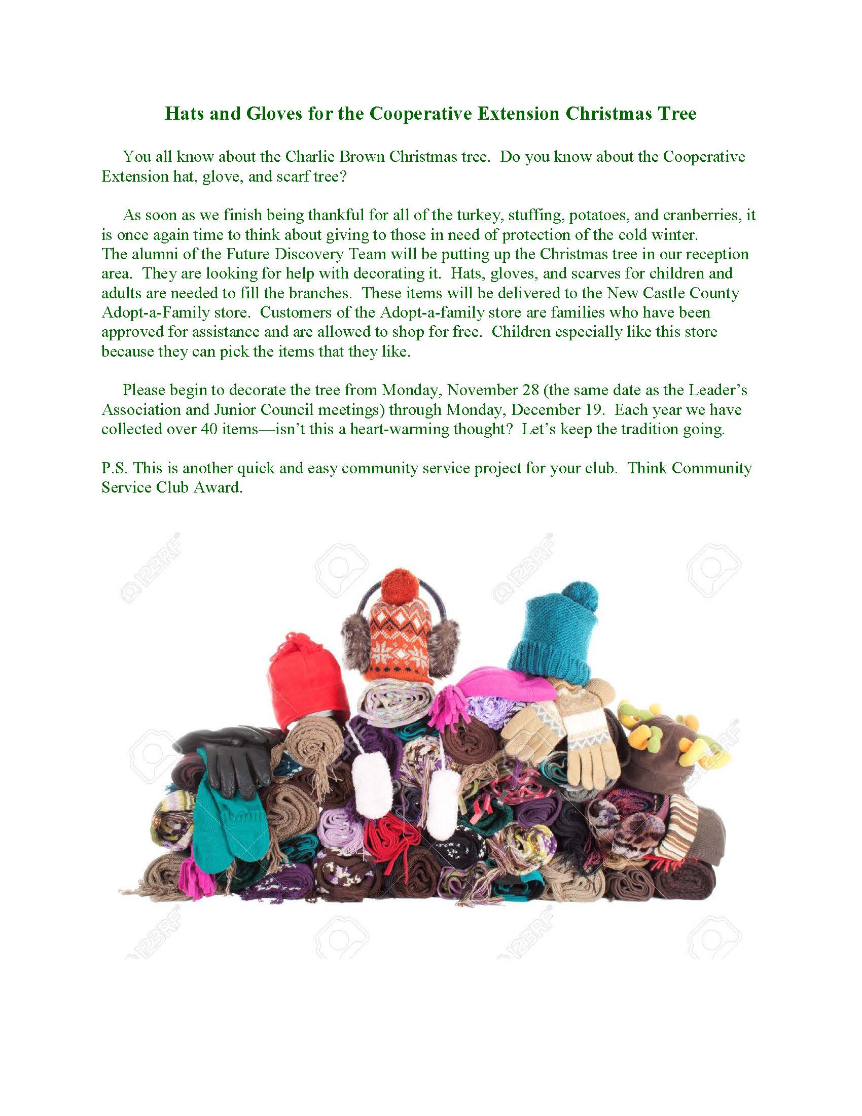 hats-and-gloves-for-the-cooperative-extension-christmas-tree