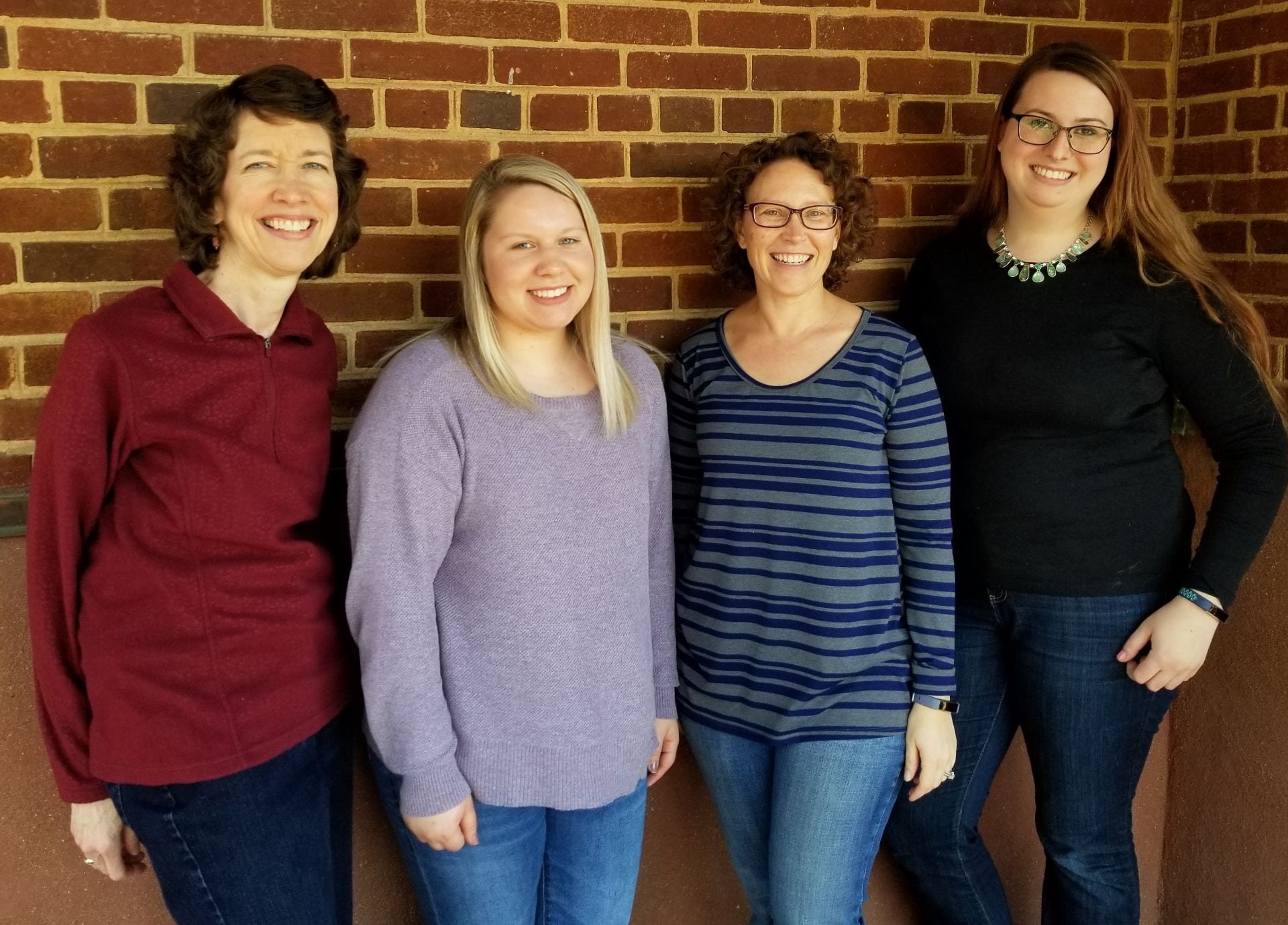 Pictured from left to right: graduate students Z. Qin, K. Clark, M. Savin; Dr. A. Shober; graduate student A. Soroka; and research associate M. Pautler. Not pictured: Dr. T. Sims, graduate student S. Riggi, and research technician S. Tingle.