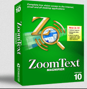 Picture of Zoom Text software