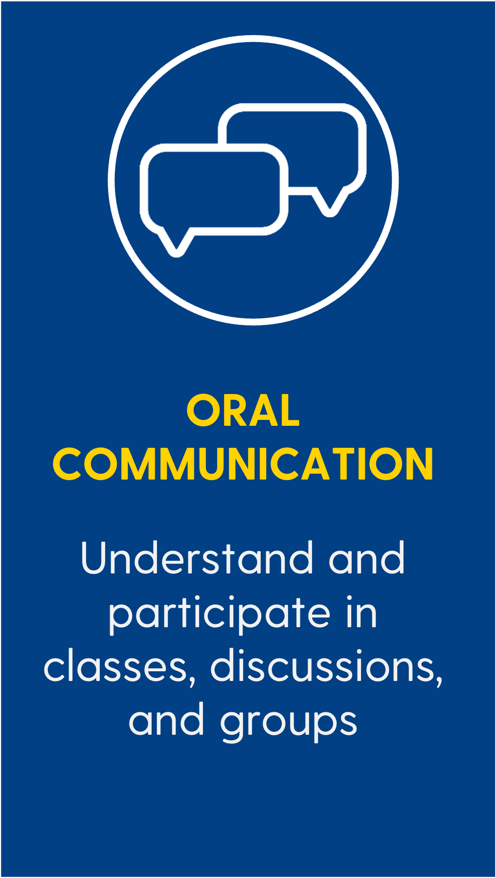 Oral commun