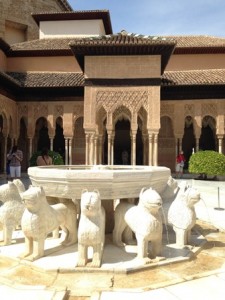 Alhambra at the Palacio de los Leones Celeste Dilauro 15F Granada sm