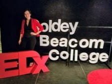 Congrats to Alina for giving a TEDx Talk! 