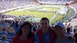 Deslee Wrathall and Janne Rits pictured with Jason Beaulieu, director of strength and conditioning UNC' Women's Basketball