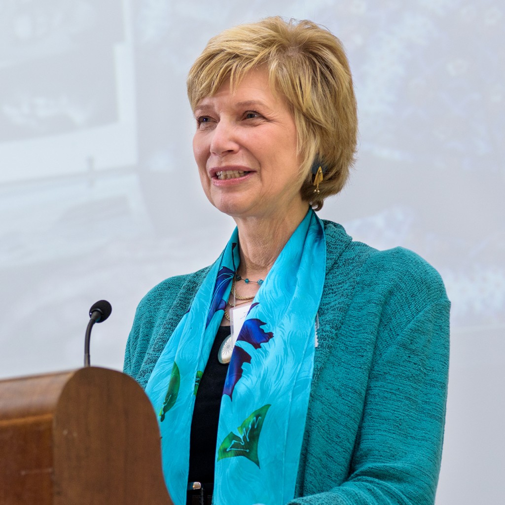 The 2015 Inspiring Women in STEM Conference held at the DuPont Country Club in October, 2015 and featuring UD's acting president Nancy Targett as the keynote speaker. In addition to acting president Targett, Debbie Hess Norris, Chair of the Art Conservation Department and Professor of Photograph Conservation, and UD alumna Alexandra Zafiroglu, Experience Architect and Anthropologist with Intel, also spoke. - (Evan Krape / University of Delaware)