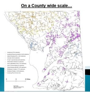 Broadband map of Cecil County