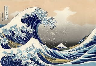 “The Great Wave off Kanagawa” by Hokusai