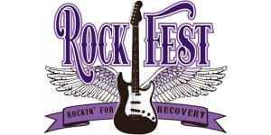 Rock Fest - Rockin' for Recovery - a picture of a guitar with wings