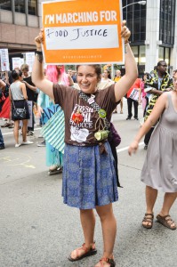 One of my favorite marchers. People'sClimate March -Katy Super -Katy Super