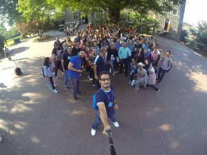 Georgetown University, MEPI Selfie with my GoPro