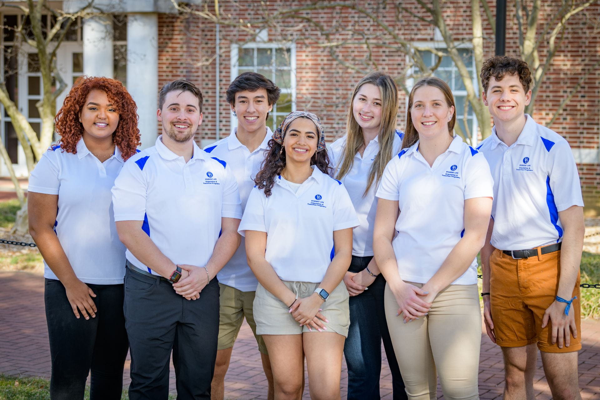 Spring 2022 Orientation and Transition Programs student leaders group