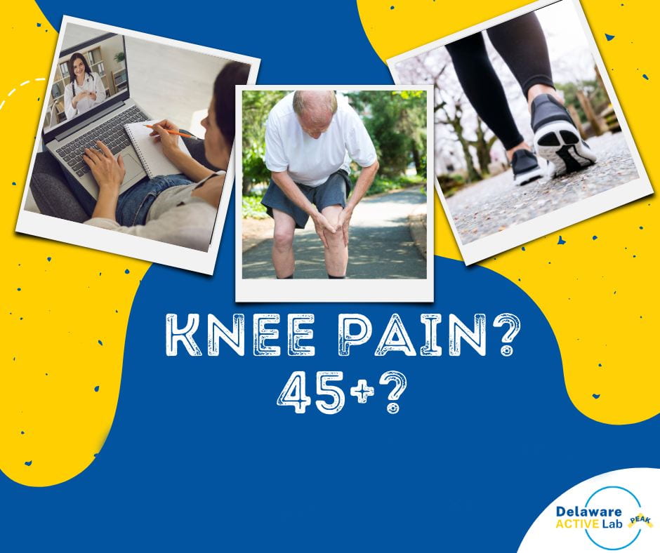 Are you 45+ with knee pain? Learn more about our online exercise study at the link below.
