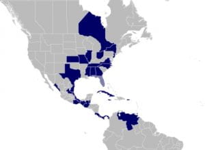 Distribution of Omolicna