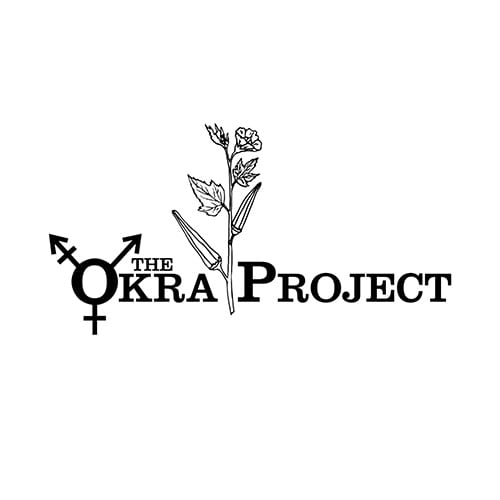 a white background with black text that reads The Okra Project