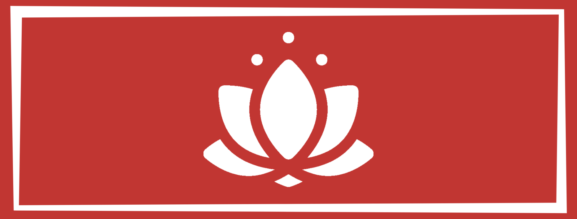 spiritual wellness solid square with lotus blossom