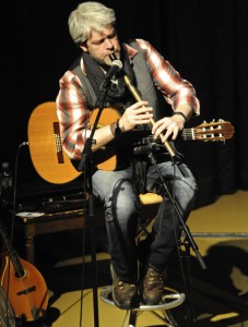Séamus Egan plays with Solas in Healy, Alaska, February 16, 2011.