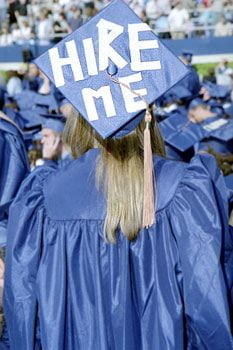 A new graduate of the class of 2002 expresses her hope for the future after commencement.