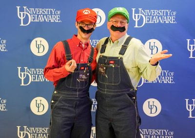 Mario and Luigi cosplayers