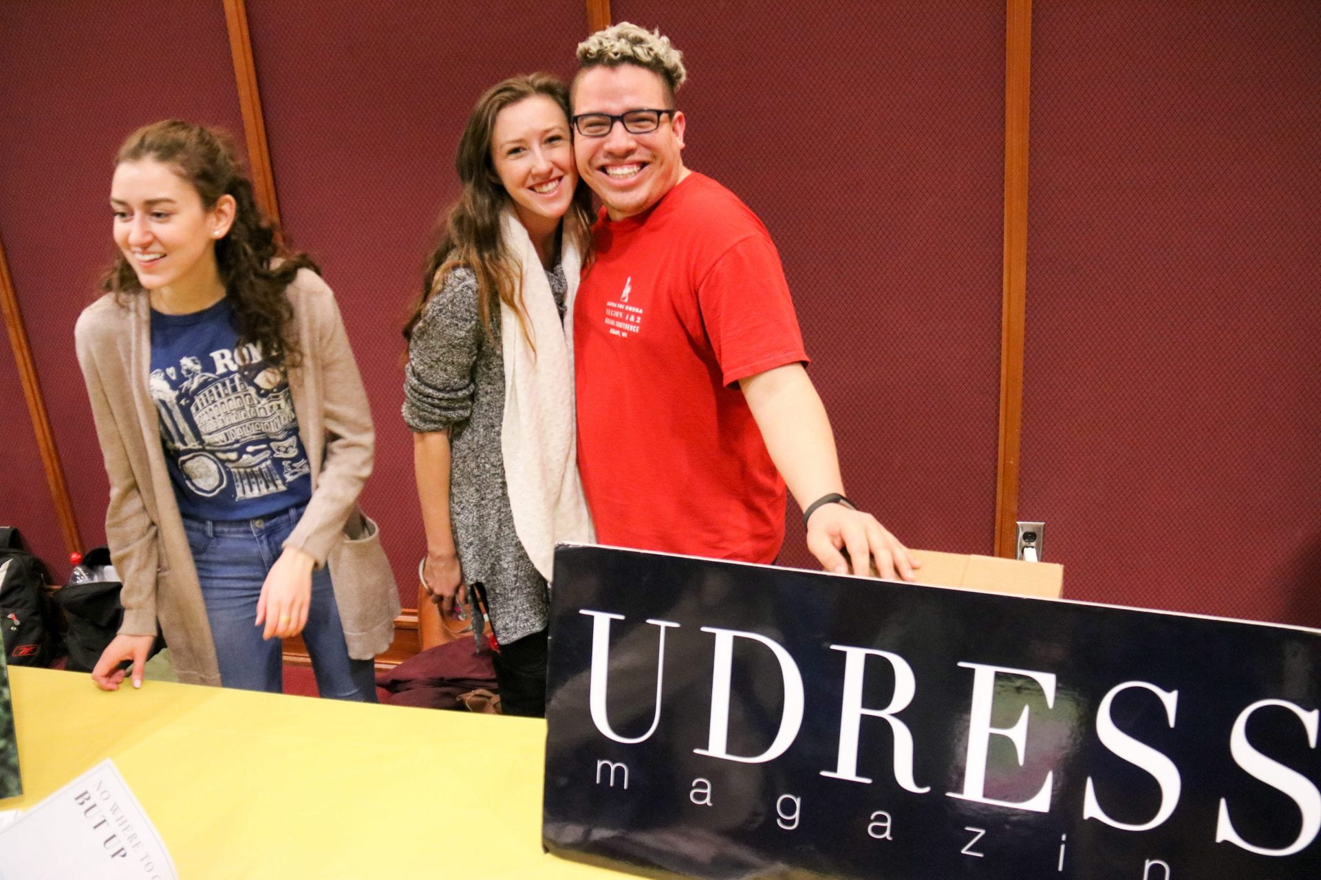 UDress Magazine table at Spring Activities Night