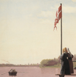 Christen Købke, A View from Dosseringen near Sortedam Lake Looking Towards Nørrebro (detail), 1838