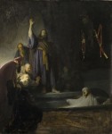 Rembrandt, Raising of Lazarus, circa 1630-1632, Los Angeles County Museum of Art