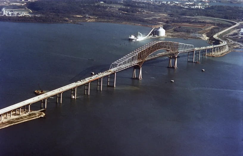 Key Bridge for Baltimore Port