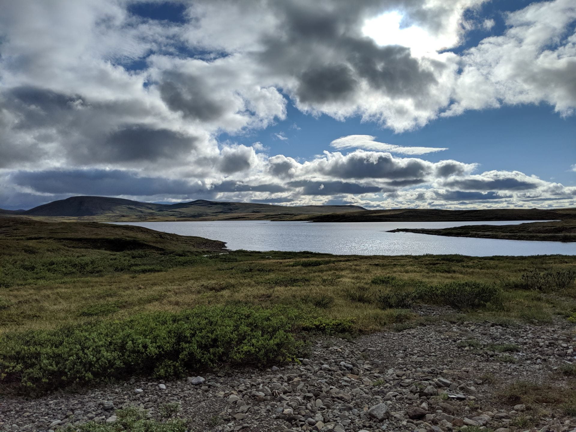 Photo of Toolik Lake with Clouds